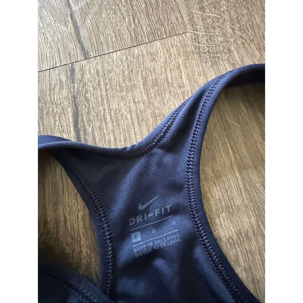 Nike Sports Bra Womens Size Large Workout Activewear Black Dri-Fit - Picture 3 of 3